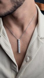 Beautiful One Vertical Bar Necklace
