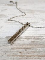 Beautiful One Vertical Bar Necklace - Image 5