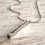 Child Of God Vertical Bar Necklace - Image 4