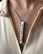 Child Of God Vertical Bar Necklace