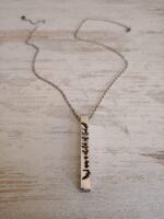 Child Of God Vertical Bar Necklace - Image 2