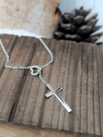 Heart Cross Necklace - Image 2