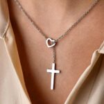 Heart Cross Necklace