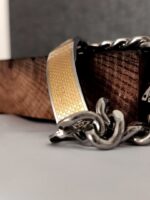 Gold Cross Tag Chain Bracelet - Image 5