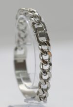 Gold Cross Tag Chain Bracelet - Image 2