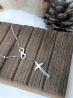 Infinity Cross Necklace - Image 2