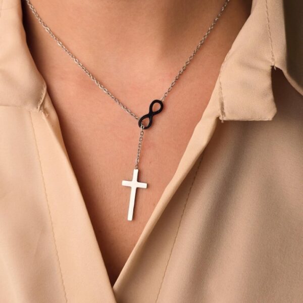 Infinity Cross Necklace
