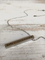 Highs And Lows Vertical Bar Necklace - Image 3