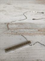 Highs And Lows Vertical Bar Necklace - Image 2
