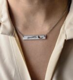 Like Eagles Arabic Bar Necklace - كالنسور