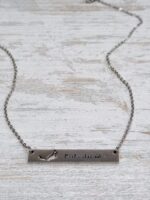 Like Eagles Arabic Bar Necklace - كالنسور - Image 2