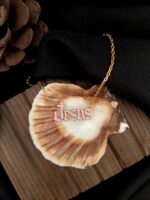 Pink Epoxy Filled Jesus Necklace - Image 2
